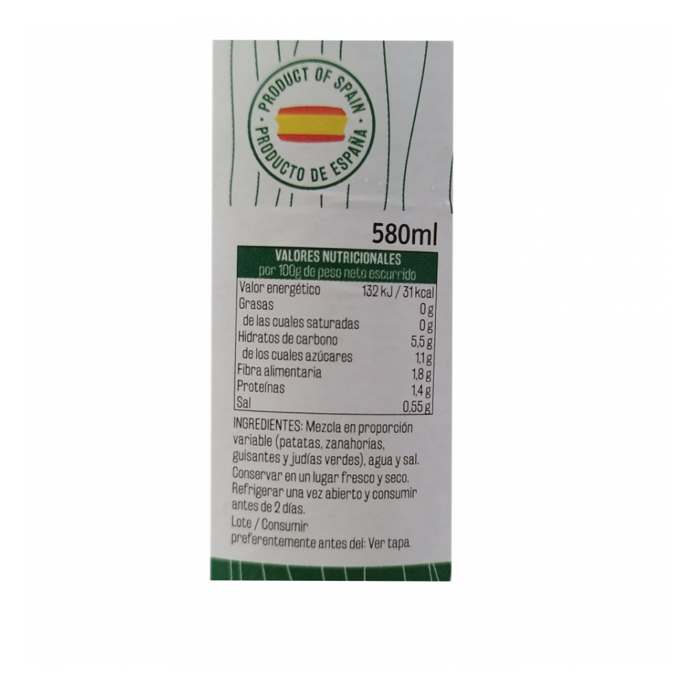 Macedonia de verduras Vima Foods (535 g / 1.17 lb) - Miniatura 2