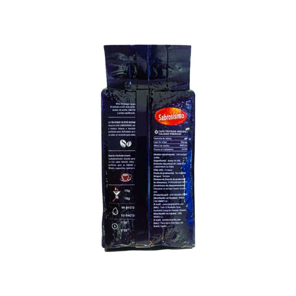 Combo Café espresso premium Sabrosísimo (2 x 250 g / 8.81 oz) + Galletas de mantequilla con sabor a naranja Sabrosísimo (4 x 100 g / 3.52) - Miniatura 3