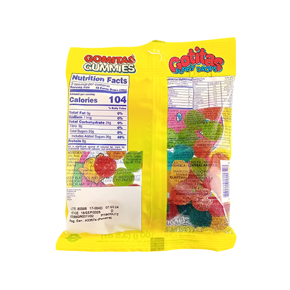 Gomitas gotitas Guandy (100 g / 3.52 oz) - Miniatura 3