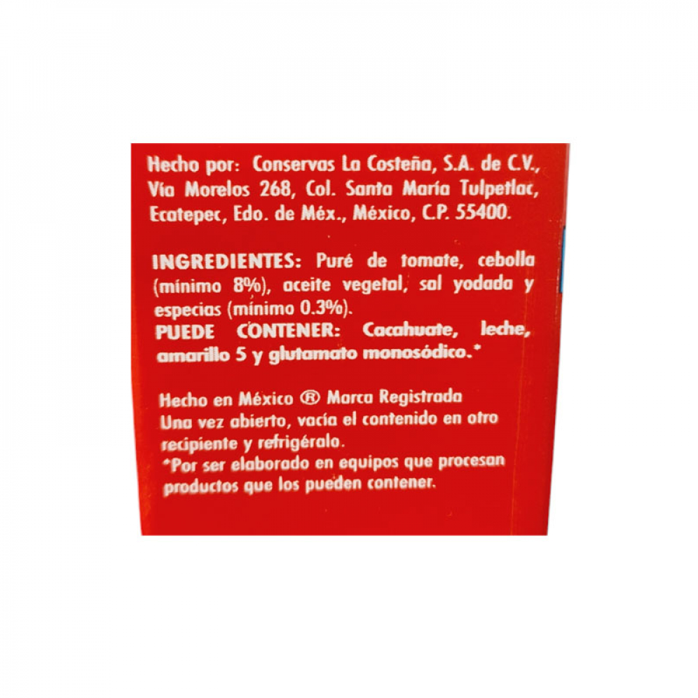 Puré de tomate sazonado La Costeña (350 g / 12.34 oz) - Miniatura 2