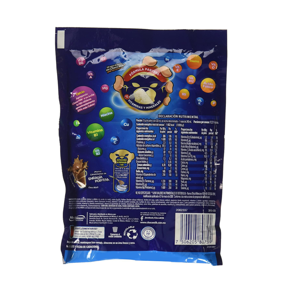 Chocolate en polvo Choco Milk (160 g / 5.64 oz) - Miniatura 2