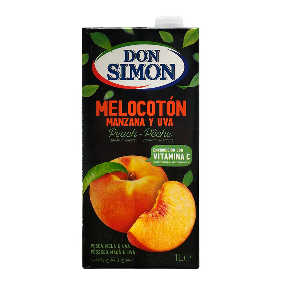 Zumo - jugo - de melocotón, manzana y uva Don Simon (1 L) - Miniatura 4