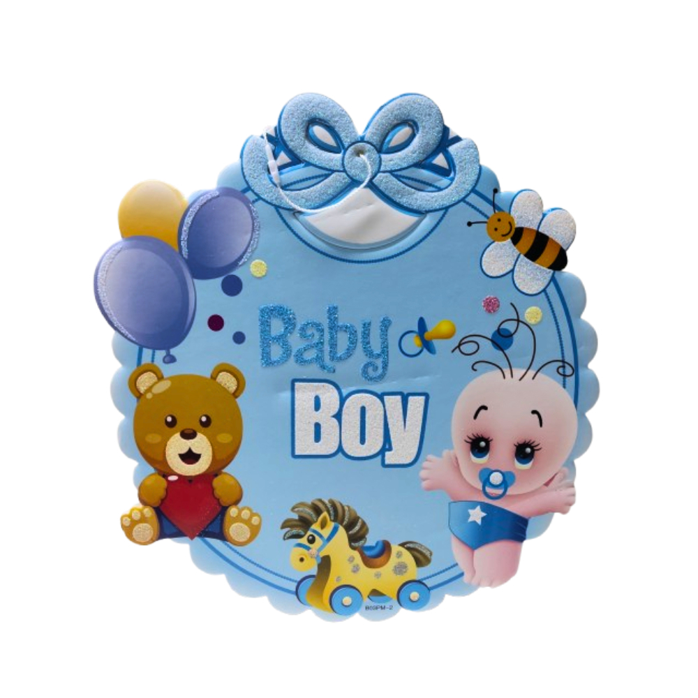 Colgante azul para decorar la fiesta de bebé Gutza - Miniatura 3