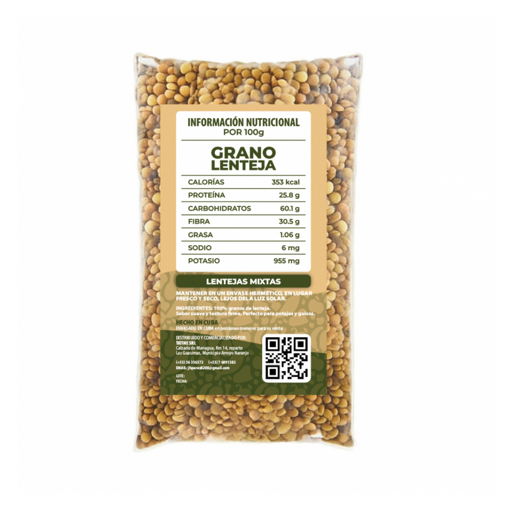 Lentejas Campo Vivo (2 x 500 g / 1.1 lb) - Miniatura 3