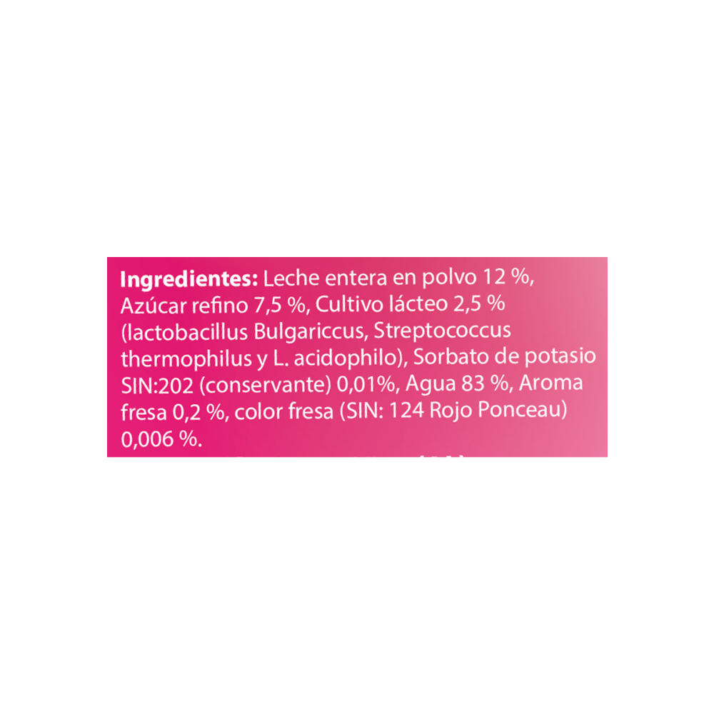 Yogurt de fresa con probióticos YEYA (4 L) - Miniatura 4