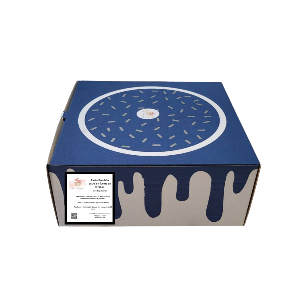 Tarta bombón extra con forma de corazón Le Patissier (10 personas) - Miniatura 4