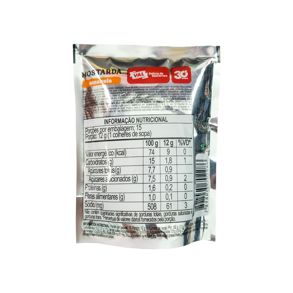 Mostaza amarilla (3 x 180g / 6.35 oz) - Miniatura 3