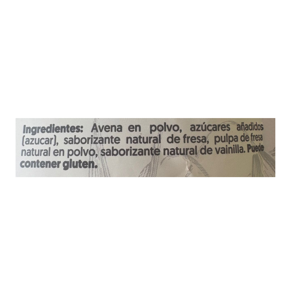 Avena en polvo sabor fresa Avena Rivero (400 g / 14.11 oz) - Miniatura 3