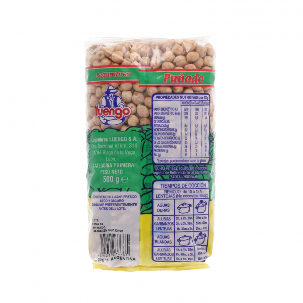 Garbanzo extra Puñado (3 x 500 g / 1.10 lb) - Miniatura 2