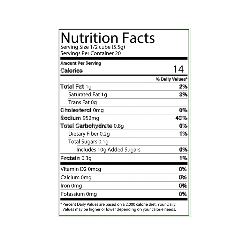 Caldo sabor vegetal YEYA (110 g / 3.8 oz) - Miniatura 2