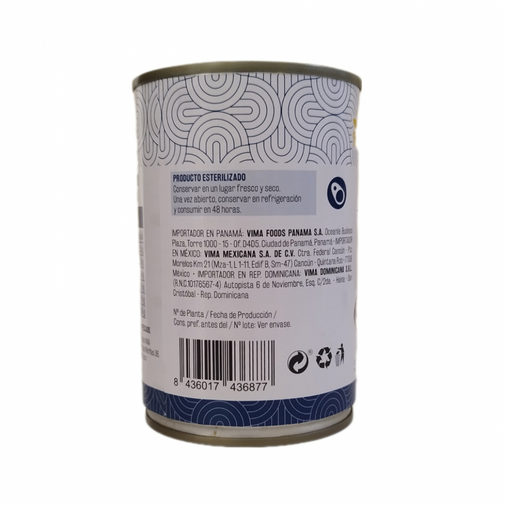 Troncho de pescado en aceite vegetal Vima Foods (425 g / 15 oz) - Miniatura 3