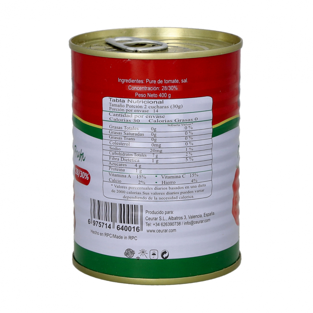 Pasta de tomate Portobello (400 g / 14.11 oz) - Miniatura 3