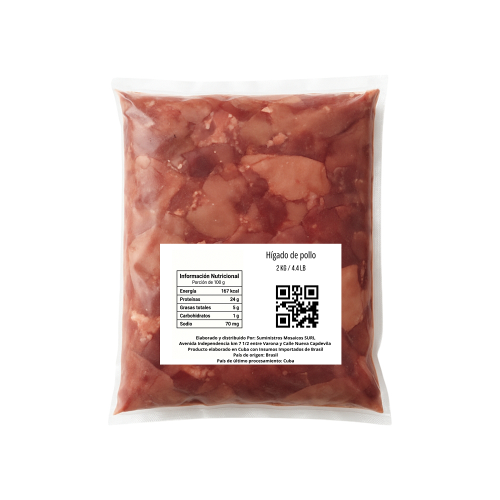 Hígado de pollo Yunque (2 kg / 4.4 lb) - Miniatura 3