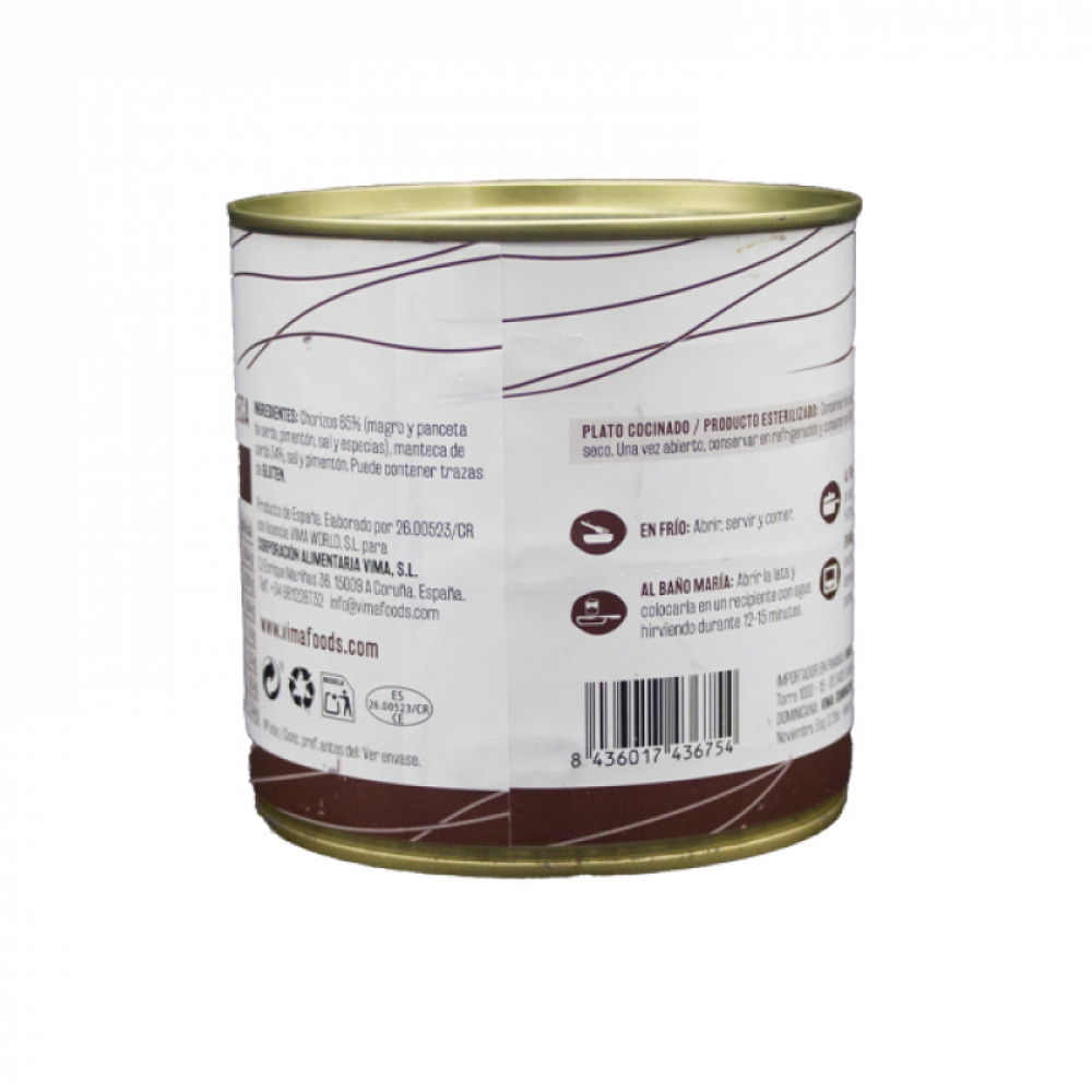 Chorizos en manteca Vima Foods (640 g / 1.41 lb) - Miniatura 2