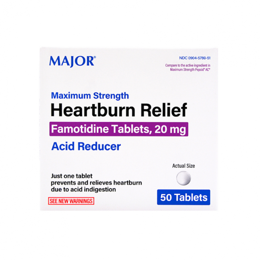 Famotidina 20 mg Major (50 tabletas) - Miniatura 2