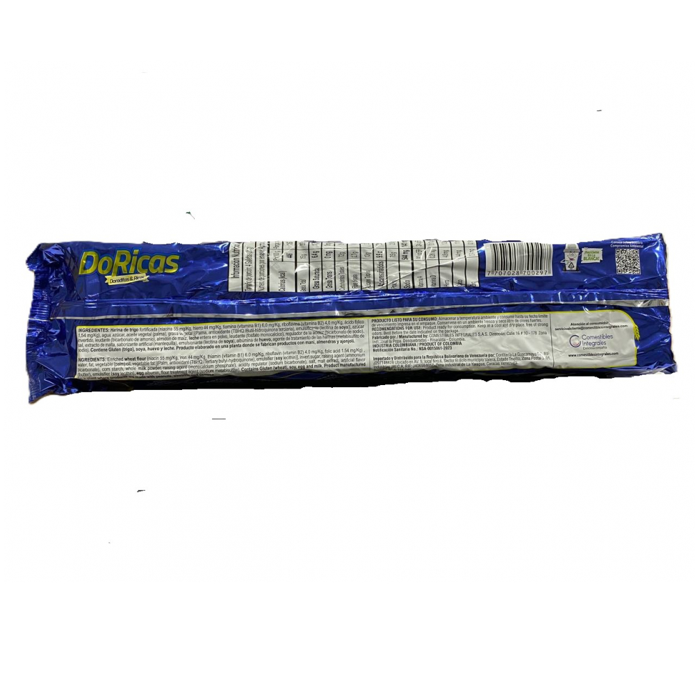 Galletas semidulces Doricas (525 g / 1.15 lb) - Miniatura 2