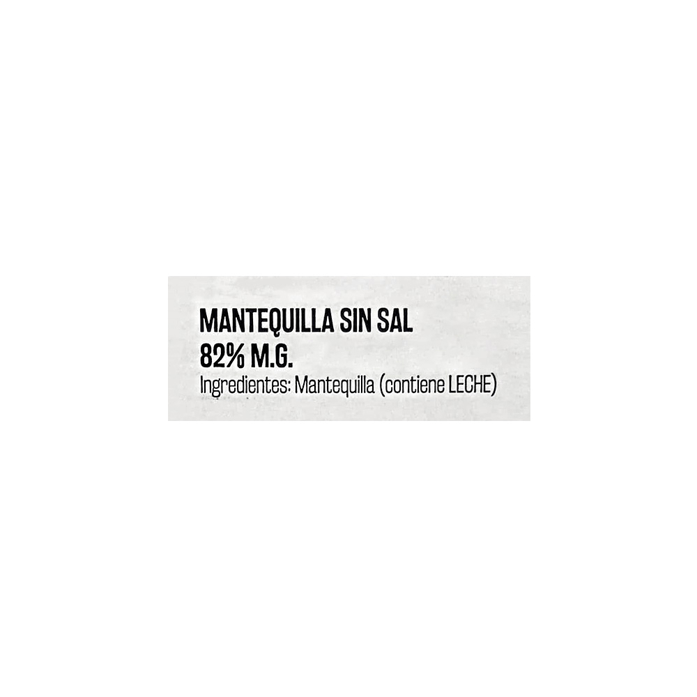 Mantequilla sin sal 82% MG Vima Foods (8 g) - Miniatura 3
