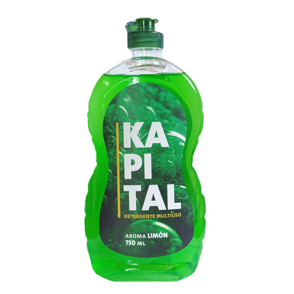 Detergente liquido multiuso aroma limón Kapital (750 ml) - Miniatura 3