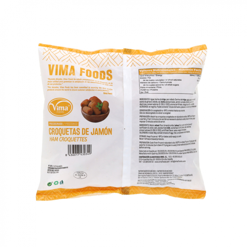 Croquetas de jamón Vima Foods (500 g / 1.10 lb) - Miniatura 2
