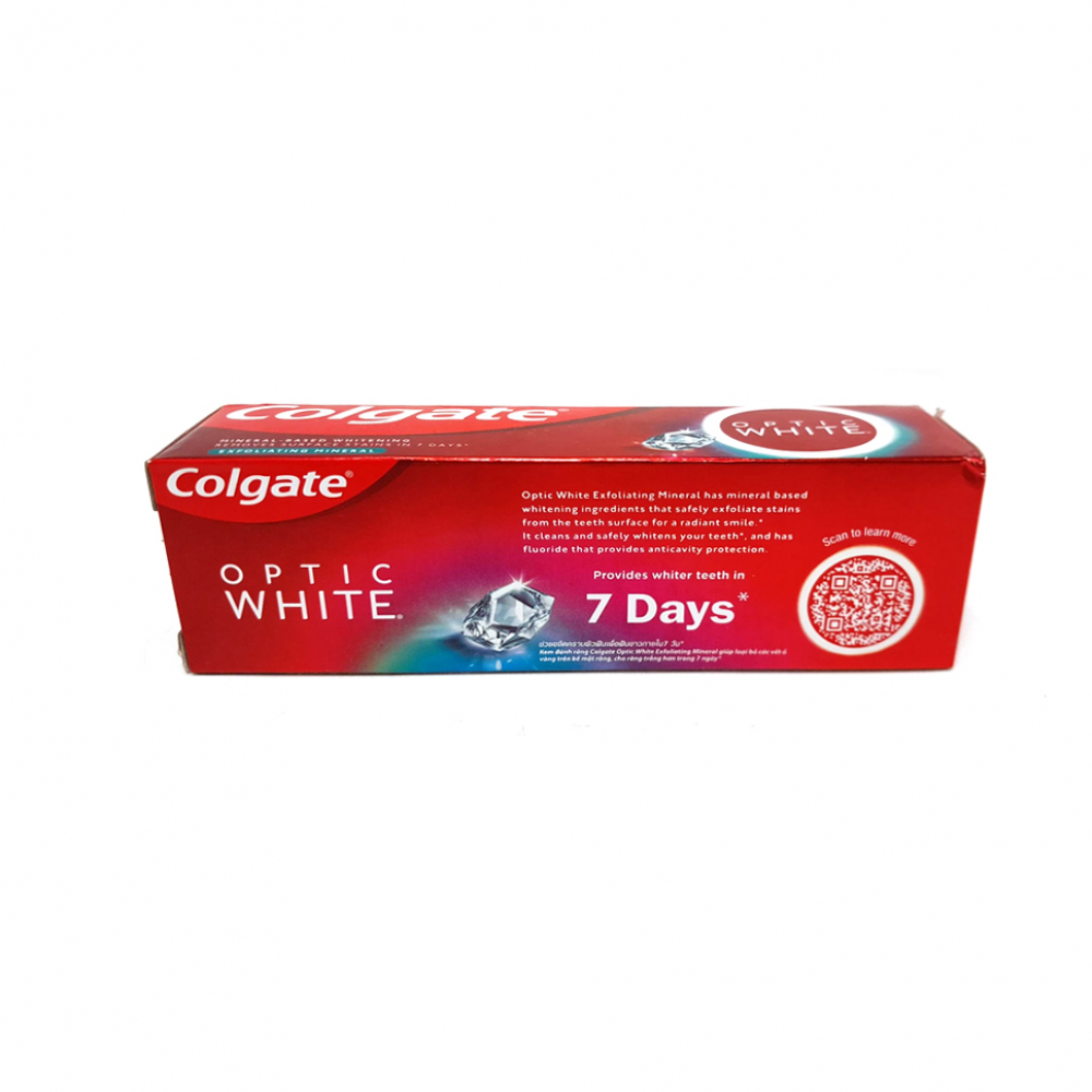 Pasta dental Exfoliating Mineral Optic White Colgate (100 g / 3.52 oz) - Miniatura 2