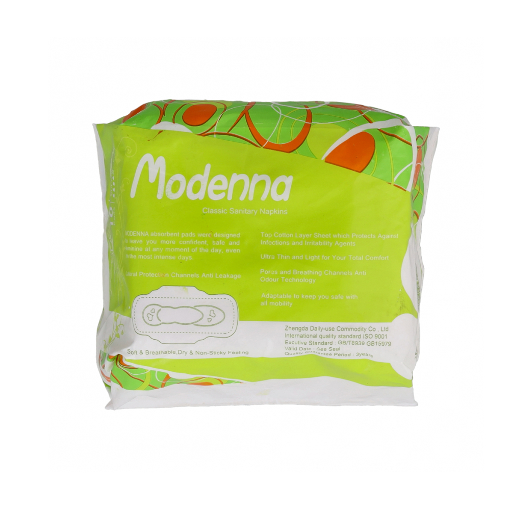 Almohadillas sanitaria súper absorbentes Modenna (10 U) - Miniatura 2