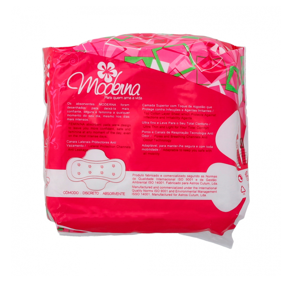 Almohadillas sanitarias absorbentes Modenna (10 U) - Miniatura 2