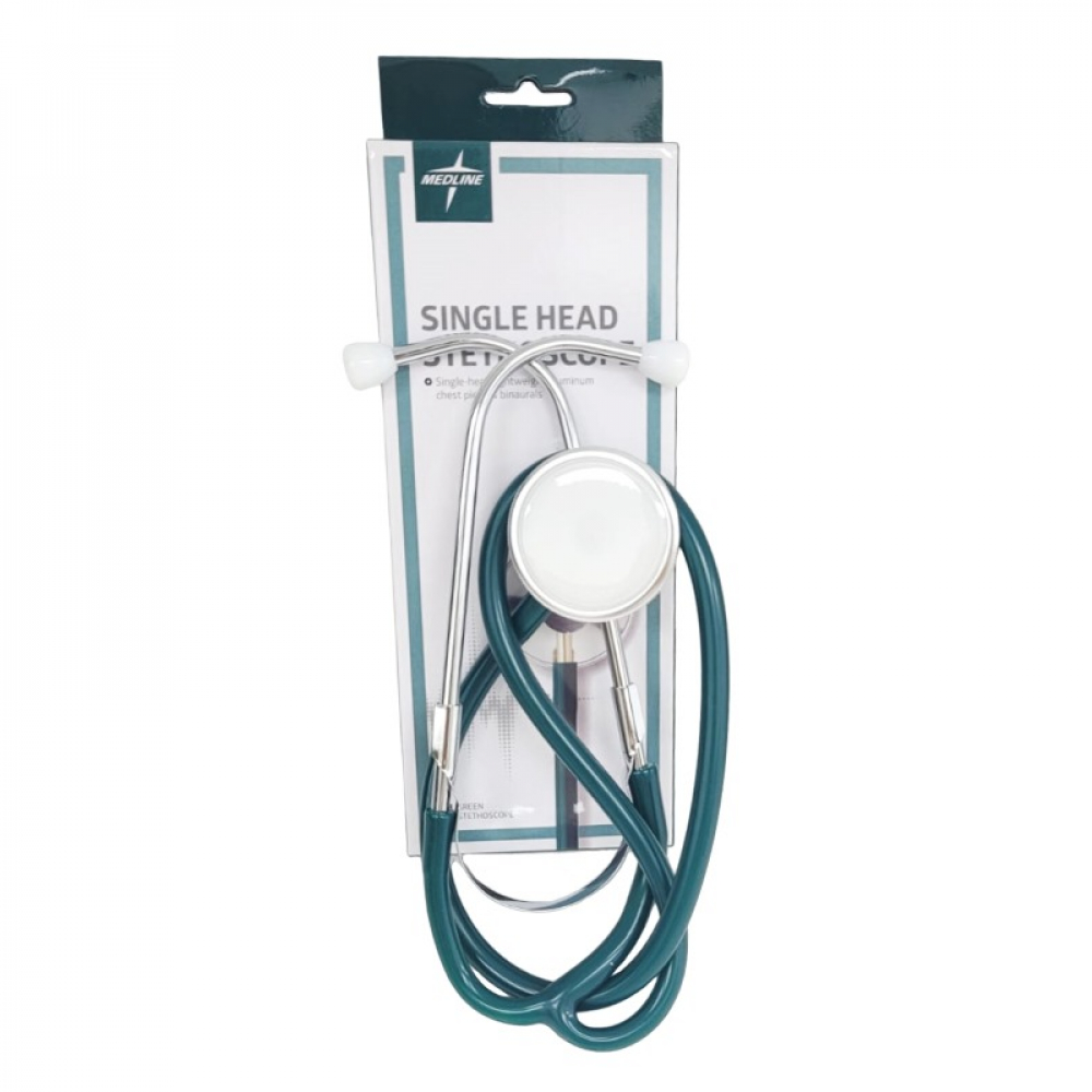 Estetoscopio de un solo cabezal. Color verde - Miniatura 2