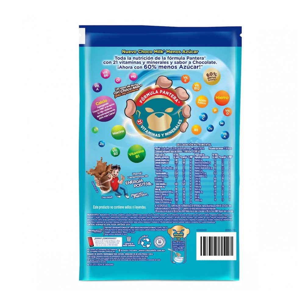 Chocolate en polvo Choco Milk (280 g / 9.88 oz) - Miniatura 2