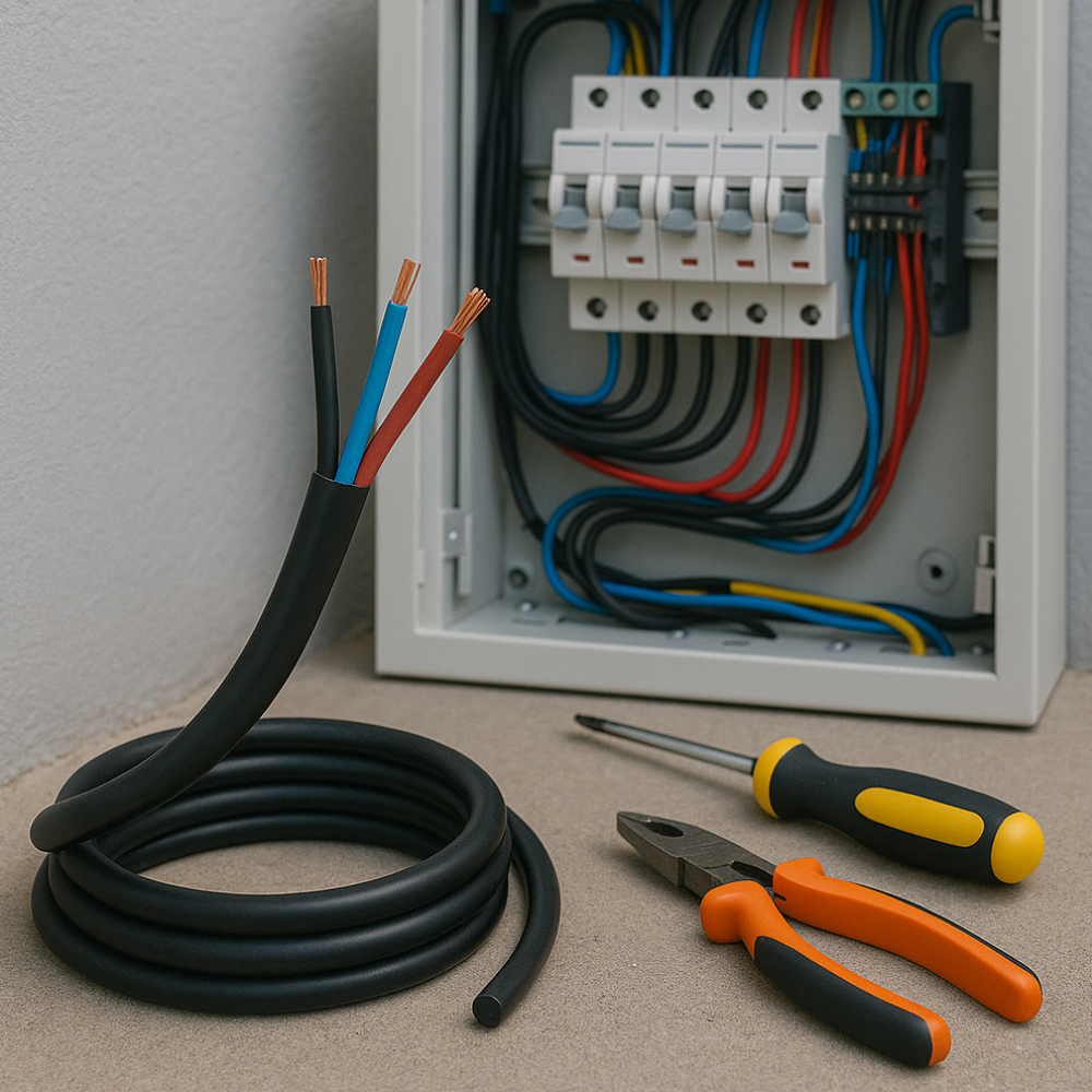 Cable eléctrico flexible multiconductor 4 x 6 mm² 300/500 V Super Yu (100 m) - Miniatura 3