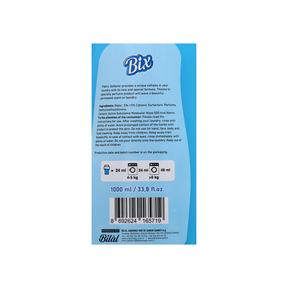 Suavizante para ropa Bix (1 L) - Miniatura 4