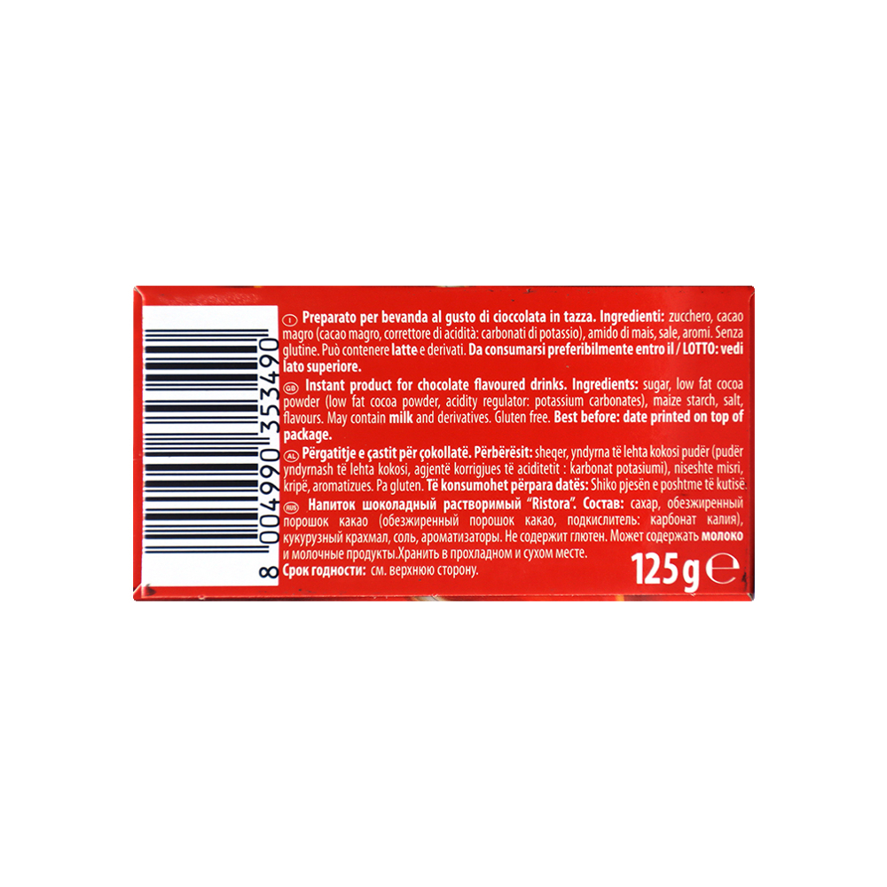 Chocolate en polvo Ristora (125 g / 4.40 oz) - Miniatura 2