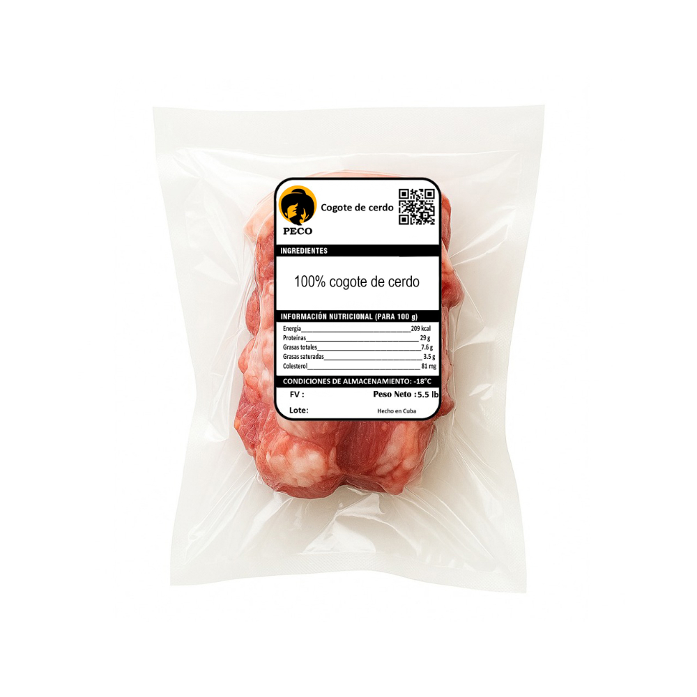 Cogote de cerdo Peco (2.49 kg / 5.5 lb) - Miniatura 2