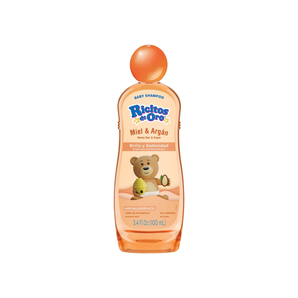 Champú de miel y argán para bebes Ricitos de Oro (100 ml) - Miniatura 3