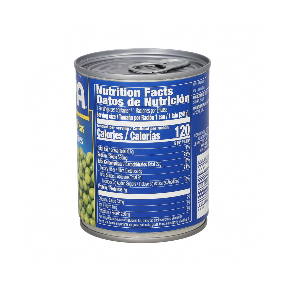 Guisantes dulces Goya (241 g / 8.5 oz) - Miniatura 3