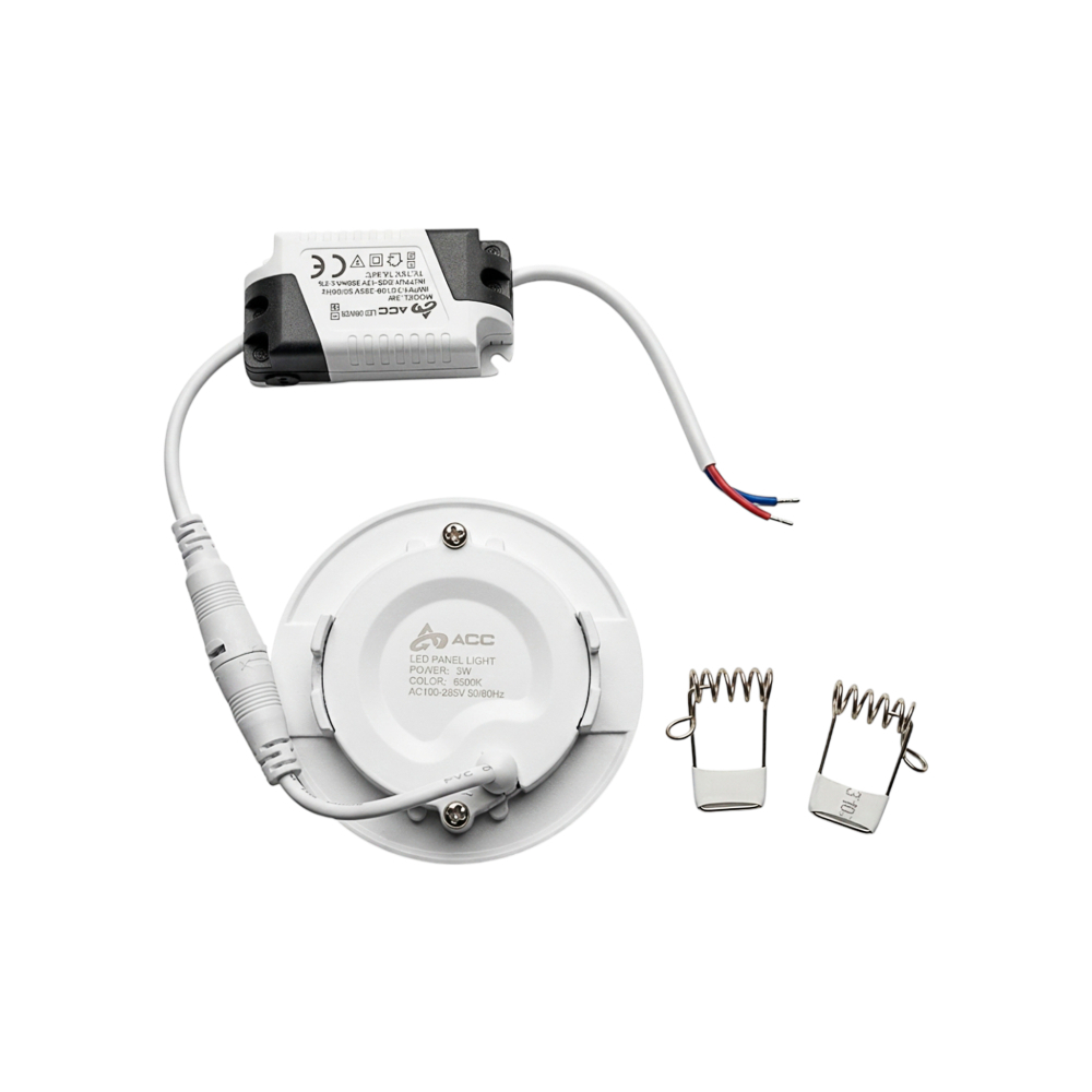 Panel LED redondo empotrable de 3W ACC - Miniatura 3