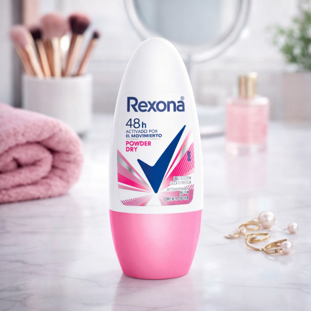 Desodorante Antitranspirante Powder para mujer Rexona (50 ml) - Miniatura 3