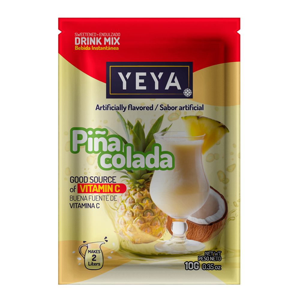 Refresco instantáneo sabor piña colada YEYA (10 g) - Imagen 1