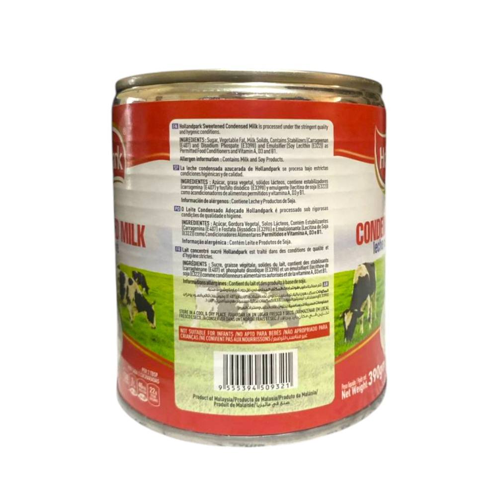 Leche condensada azucarada HollandPark (390 g / 14 oz) - Miniatura 3