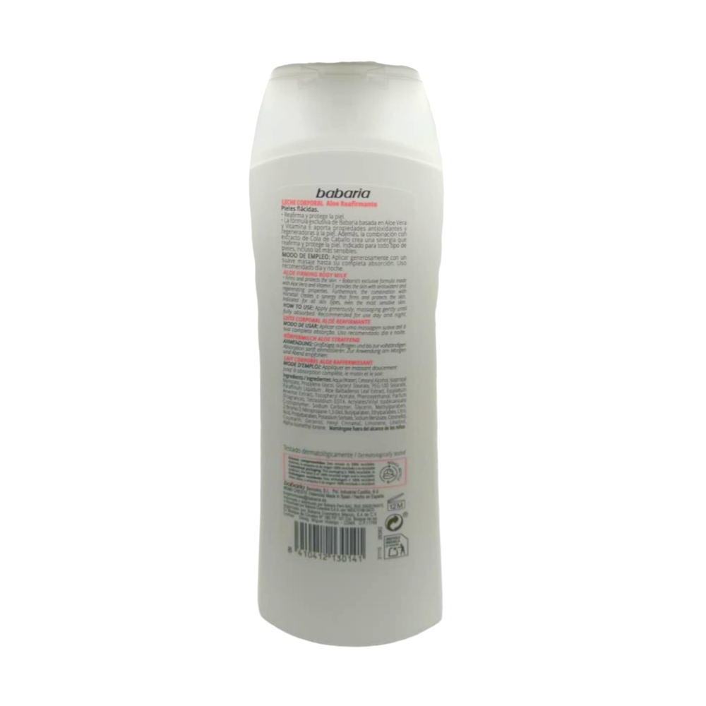 Leche corporal reafirmante Babaria (400 ml) - Miniatura 2