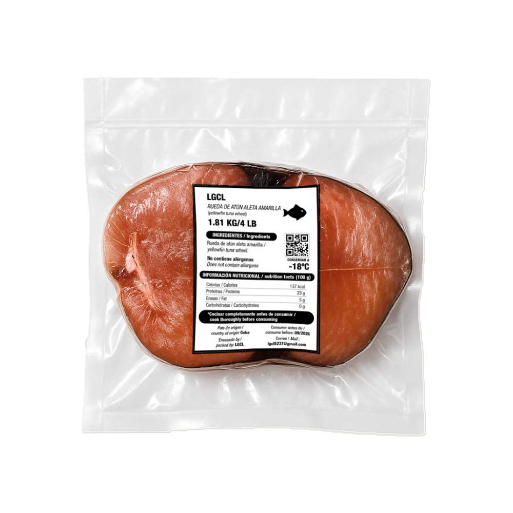 Rueda de atún aleta amarilla LGCL (1.81 kg / 4 lb) - Miniatura 2