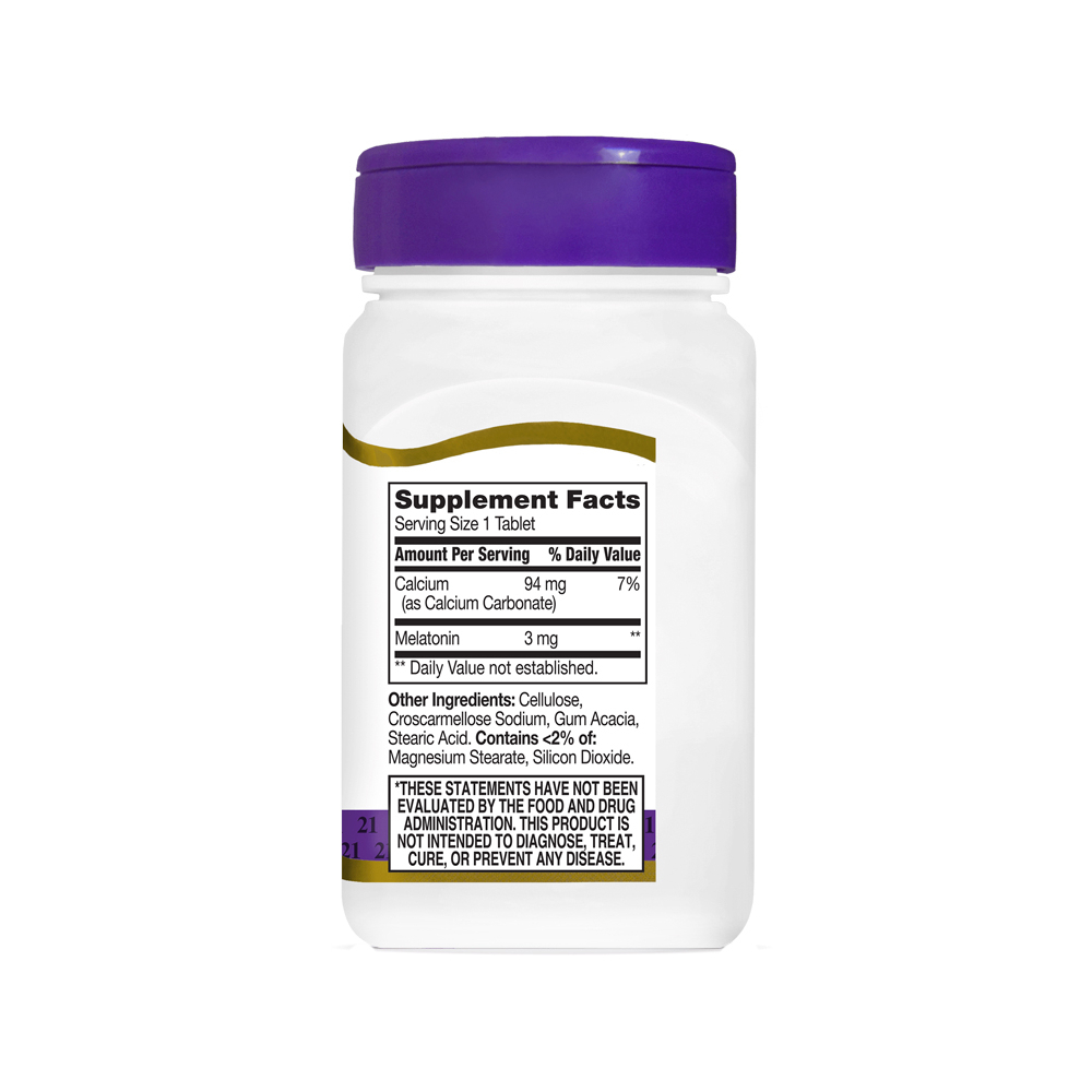 Melatonina 3 mg 21st Century (90 tabletas) - Miniatura 3