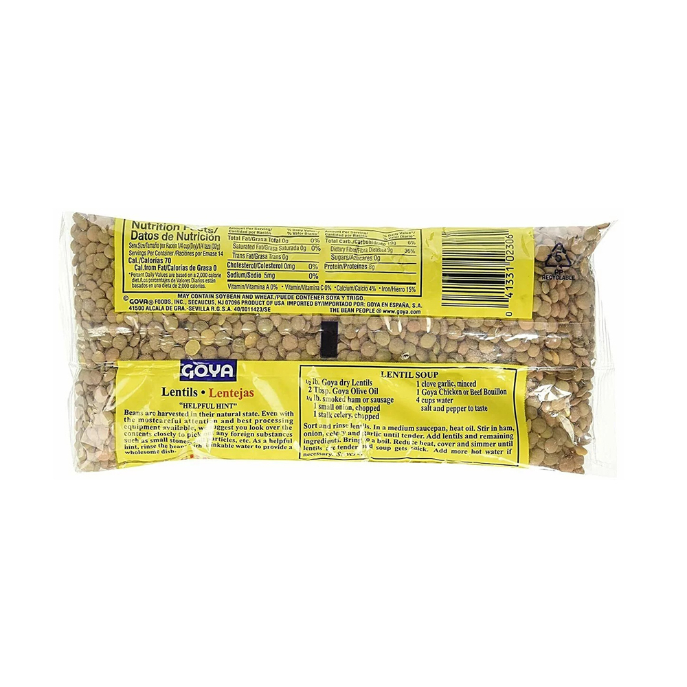 Lentejas Goya (397 g / 14 oz) - Miniatura 2