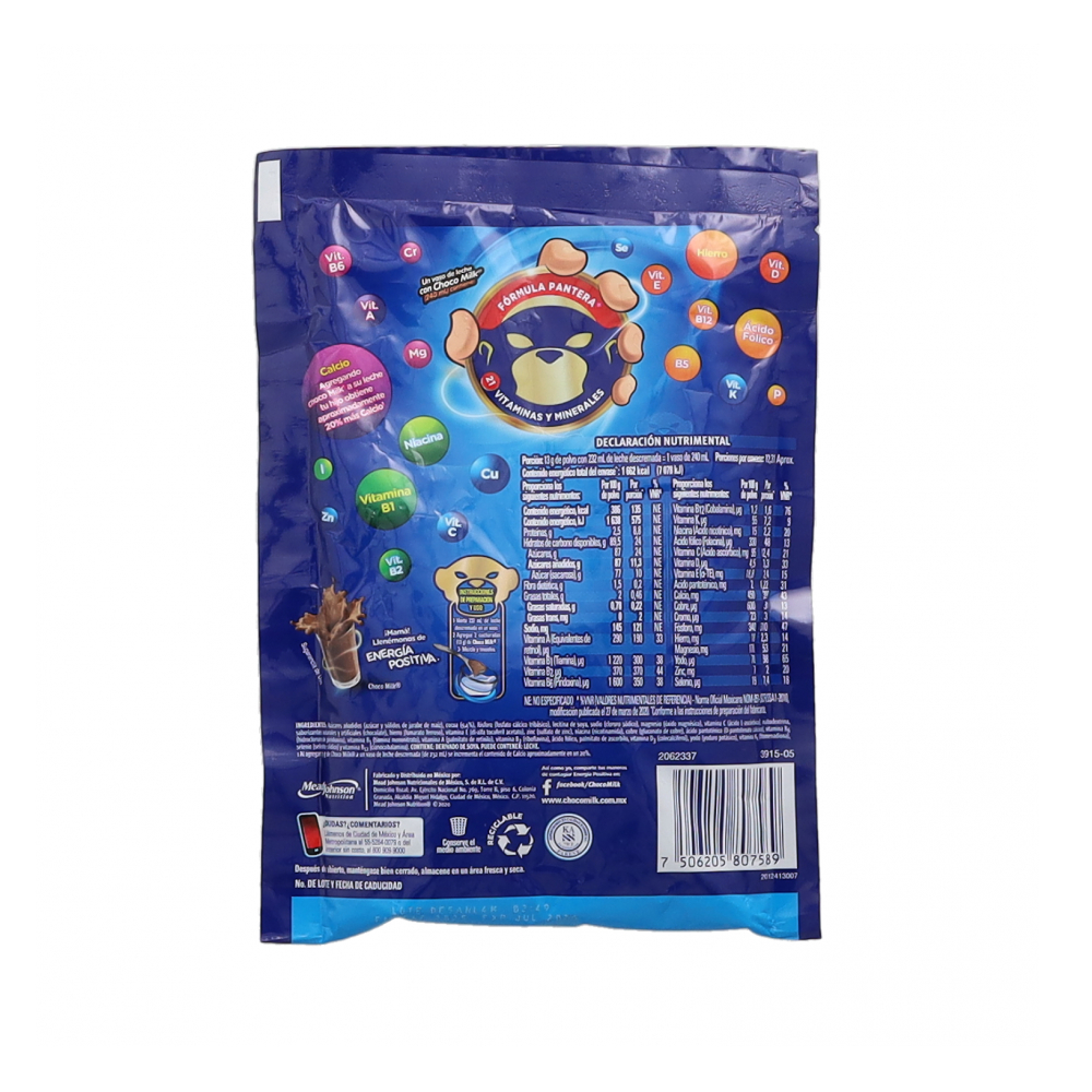 Chocolate en polvo Choco Milk (160 g / 5.64 oz) - Miniatura 2