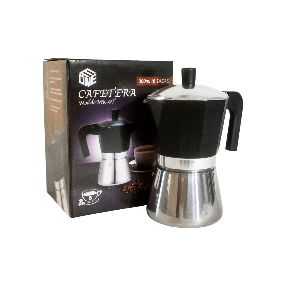 Cafetera clásica de inducción negra de 6 tazas Eone MK-6T - Miniatura 3