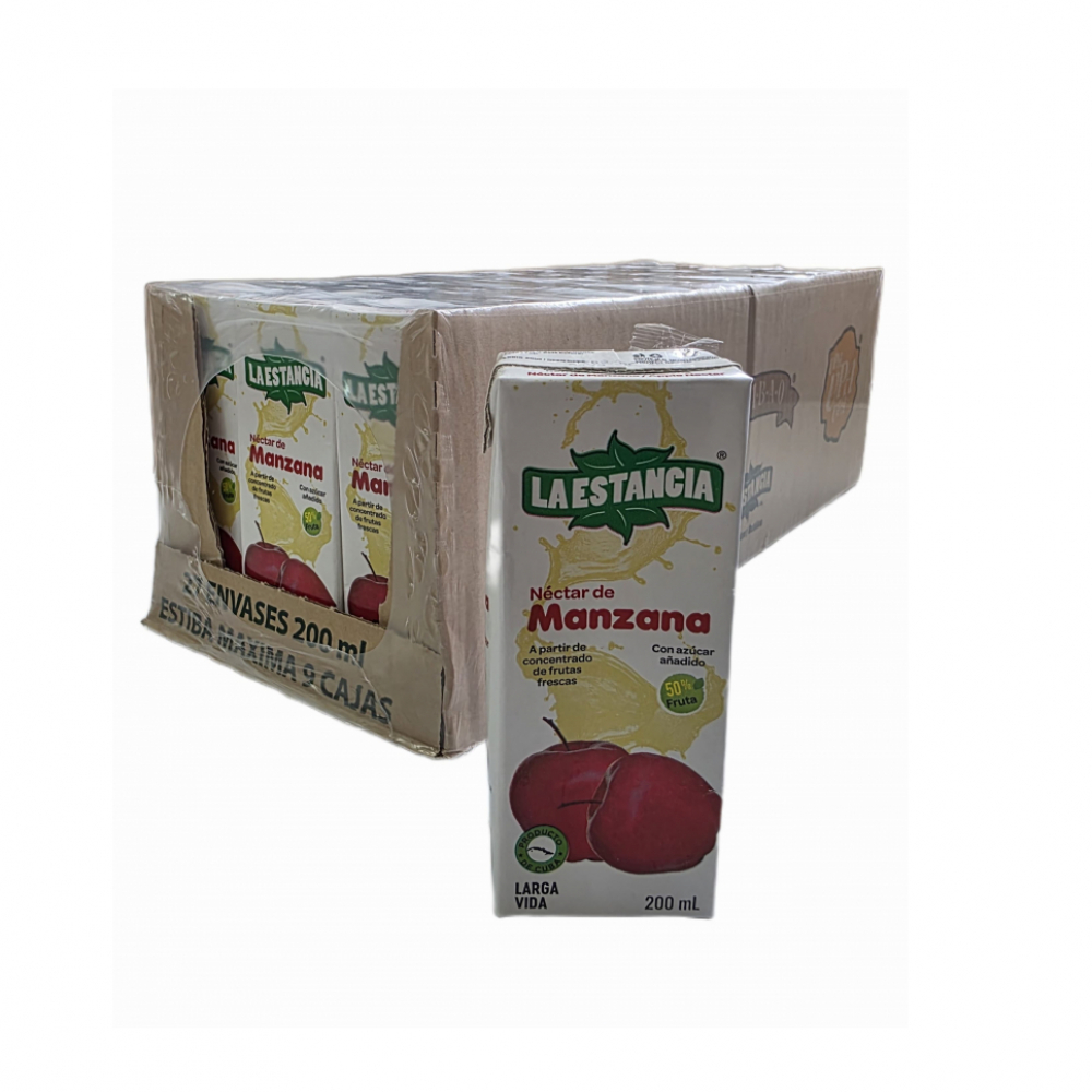 Api Manaza Néctar de manzana La Estancia (27 x 200 ml) | Supermarket23 es una ...