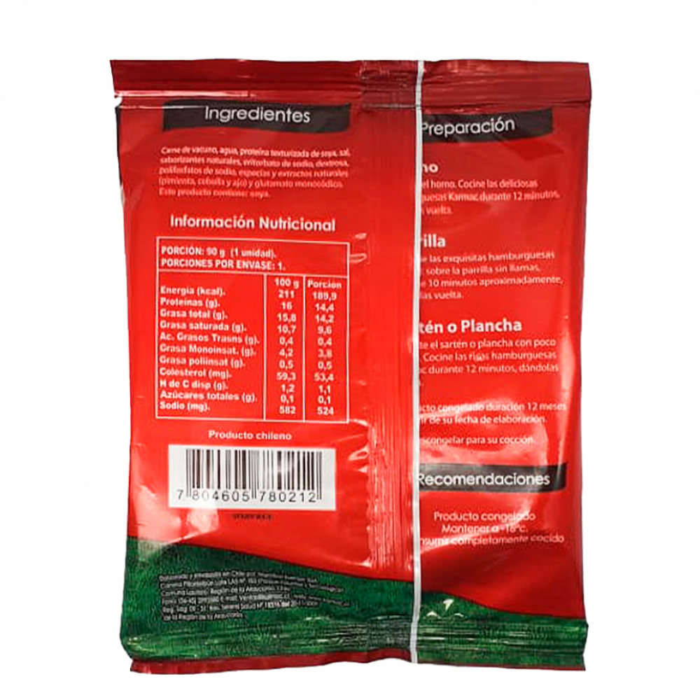 Hamburguesa de carne vacuno (90 g / 3.18 oz) - Miniatura 3