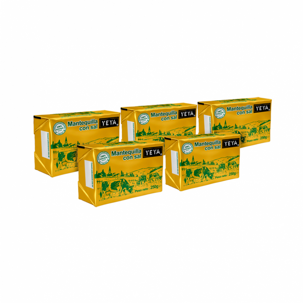 Mantequilla con sal yeya 5 x 250 g 8 81 oz supermarket 23 es una