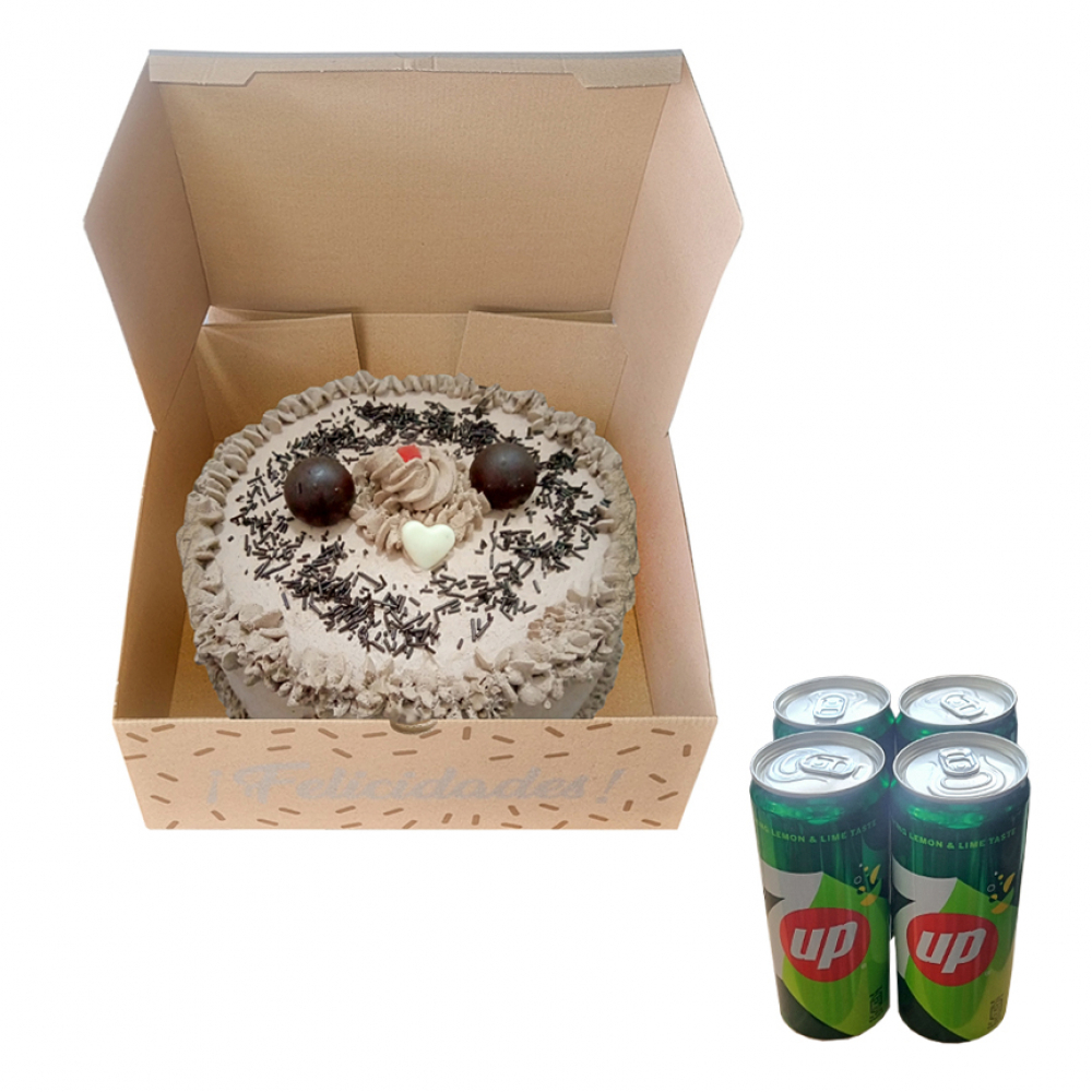 Cake chocolate de nata Cakes MM (12 comensales) y 7Up - Miniatura 2