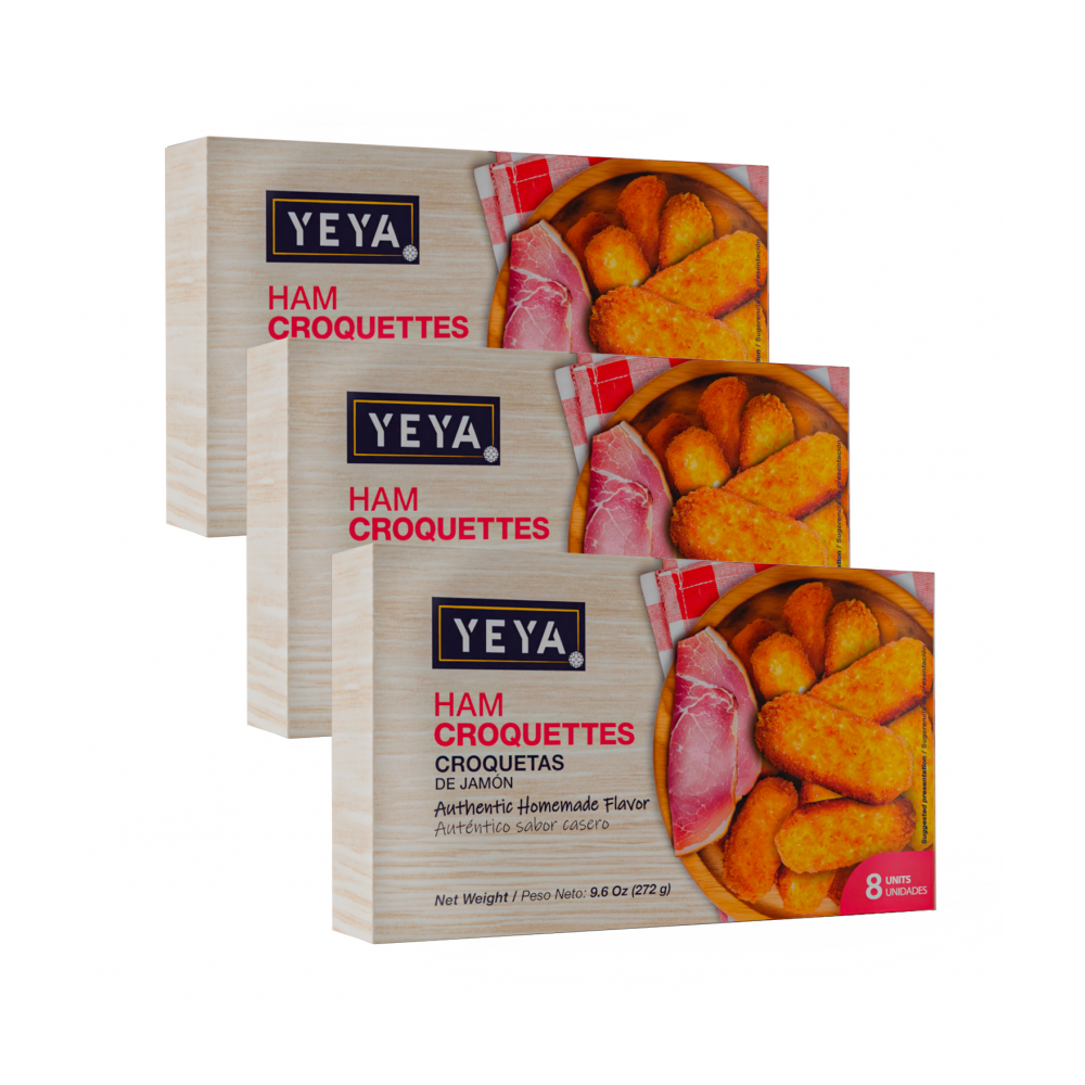 Croquetas de jamón Yeya (3 x 8 U) - Imagen principal