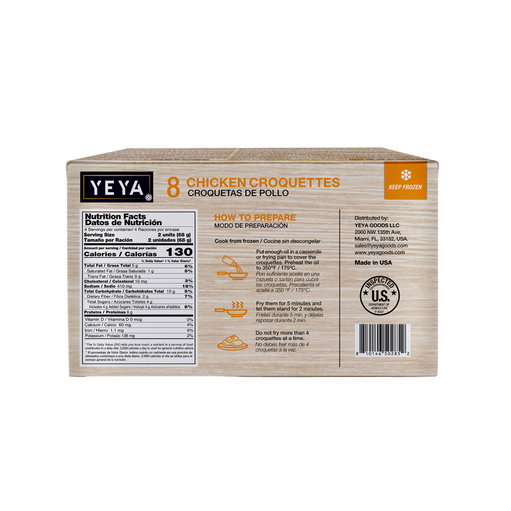 Croquetas de pollo YEYA (2 x 8 U) - Miniatura 3